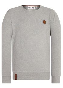 Naketano, Herren Sweatshirt 'Al K.Ohol', Grau