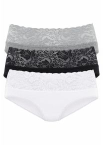 Vivance, Damen Active Slips (3 St&uuml;ck), Grau / Wei&szlig;