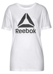 Reebok, Damen T-Shirt, Schwarz / Weiß