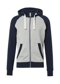 Tom Tailor Denim, Herren Sweatjacke, Navy / Grau