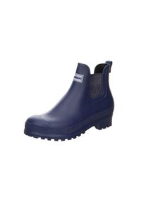 Romika, Damen Stiefel, Blau / Silbergrau