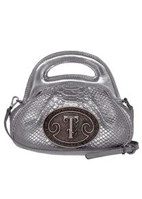 Silvio Tossi, Damen Schultertasche, Silber