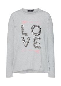 Zwillingsherz, Damen Pullover, Grau