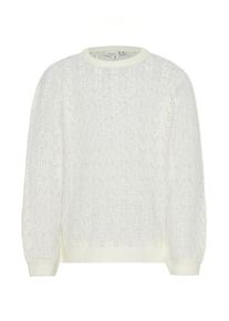 name it, M&auml;dchen Strickpullover, Naturwei&szlig;