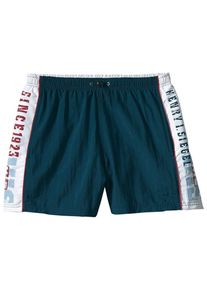 H.I.S. H.I.S, Herren Badeshorts, Hellblau / Petrol / Rubinrot / Weiß