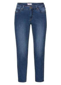 sheego Denim, Damen Schmale Stretch-Jeans, Blue Denim