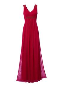 Heine, Damen Abendkleid mit Zierperlen, Rot