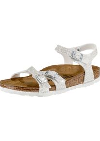 Birkenstock, Damen Sandalen 'Kumba', Braun / Wei&szlig;