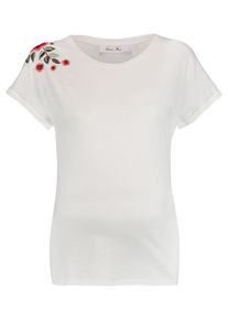 Queen mum, Damen T-shirt, Wei&szlig;