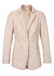 Heine, Damen Lederblazer, Nude