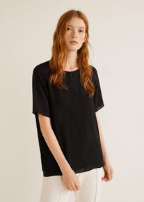 Mango, Damen Bluse 'Amaya', Schwarz