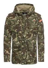 Superdry, Herren Jacke 'ROOKIE SPLATTER PARA PARKA', Khaki