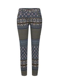 PLEASE, Damen Hose, Blau / Grau