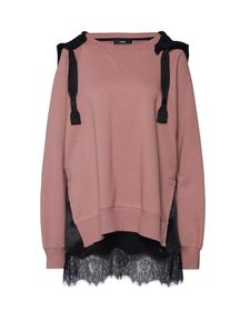 Diesel, Damen Pullover 'F-CAROLINE', Rosa / Schwarz