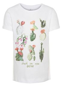 name it, M&auml;dchen T-Shirt, Mischfarben / Wei&szlig;