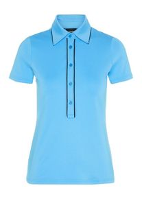 J. Lindeberg J.Lindeberg, Damen Poloshirt 'W Flor', Marine / Hellblau