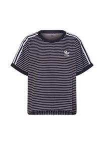adidas originals, Damen Shirt '3 STRIPES TEE', Schwarz / Weiß