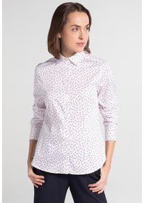 Eterna, Damen Bluse 'Modern Classic', Blau / Taupe / Pink / Weiß