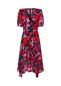 THE KOOPLES, Damen Kleider 'FROB18162K', Rot / Schwarz