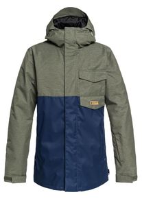 DC Shoes, Herren Snowboardjacke 'Merchant', Dunkelblau / Oliv