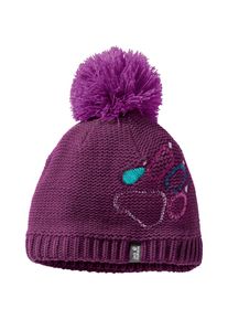 Jack Wolfskin, Mädchen Strickmütze 'PAW', Aubergine
