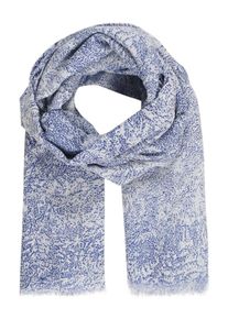 Unmade Copenhagen, Damen Schal 'Belen', Blau / Weiß