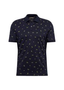 Banana Republic, Herren Poloshirt 'LUX PALM GEO POLO', Navy