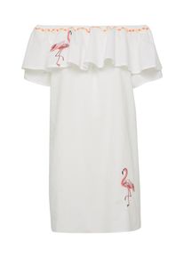 miss goodlife, Damen Kleid 'Off the shoulder', Weiß