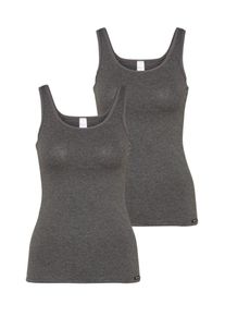 Skiny, Damen 'Advantage Cotton' Tank Top, Graumeliert