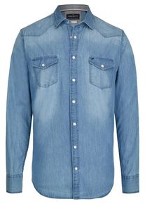 Daniel Hechter, Herren Hemd 'Indigo', Blue Denim
