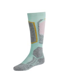 Falke, Damen Skisocken 'Falke SK2', Grau / Mint / Orange / Rosa