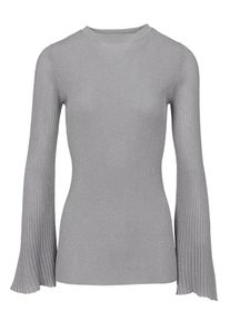 Heine, Damen Pullover, Silbergrau