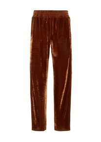Y.A.S, Damen Velours Hose, Sepia