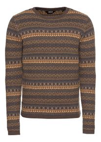 !Solid, Herren Pullover 'Knit - Ramiro', Braun / Mischfarben