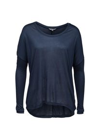 Mbym, Damen Leichtes Longsleeve 'Petrol', Blau / Dunkelblau