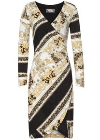 Nicowa, Damen Kleid 'MAYA', Gelb / Schwarz / Weiß