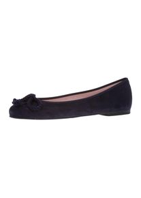 Pretty Ballerinas, Damen Lederballerina mit Schleife 'Angelis', Navy
