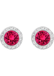 Swarovski, Damen Ohrstecker 'Angelic 5446022', Neonpink / Silber