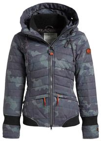 Khujo, Damen Jacke 'TALULLA', Rauchblau / Grau / Pastellgrün / Violettblau