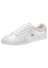 Lacoste, Damen Sneaker 'Rey 418 1', Silber / Wei&szlig;