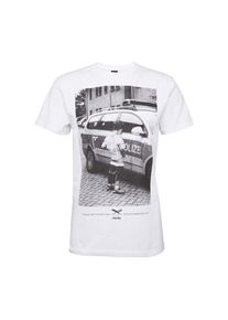 Iriedaily, Herren T-Shirt 'Pissizei', Wei&szlig;