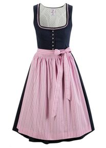 HOHENSTAUFEN, Damen Dirndl, Nachtblau / Rosa