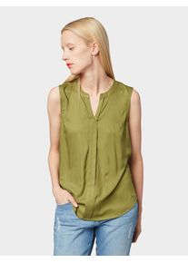 Tom Tailor Denim, Damen Bluse, Oliv