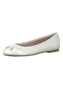 Tamaris, Damen Ballerina, Wei&szlig;