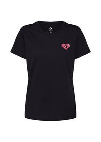 Converse, Damen Shirt 'Love The Progress', Ros&eacute; / Schwarz / Wei&szlig;