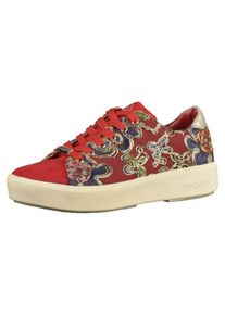 Bugatti, Damen Sneaker, Blau / Gold / Rot