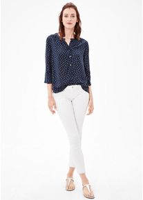 s.Oliver RED LABEL, Damen Bluse, Navy / Pastellgelb