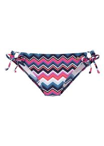 Lascana, Damen Bikinihose, Marine / Pink