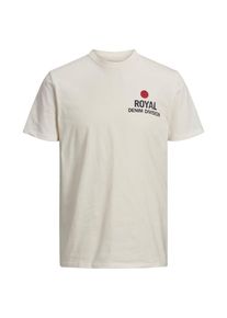 Jack & Jones JACK & JONES, Herren T-Shirt, Rot / Schwarz / Naturweiß