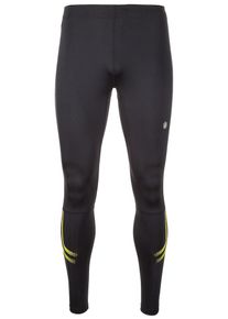 asics, Herren Lauftights, Gelb / Schwarz